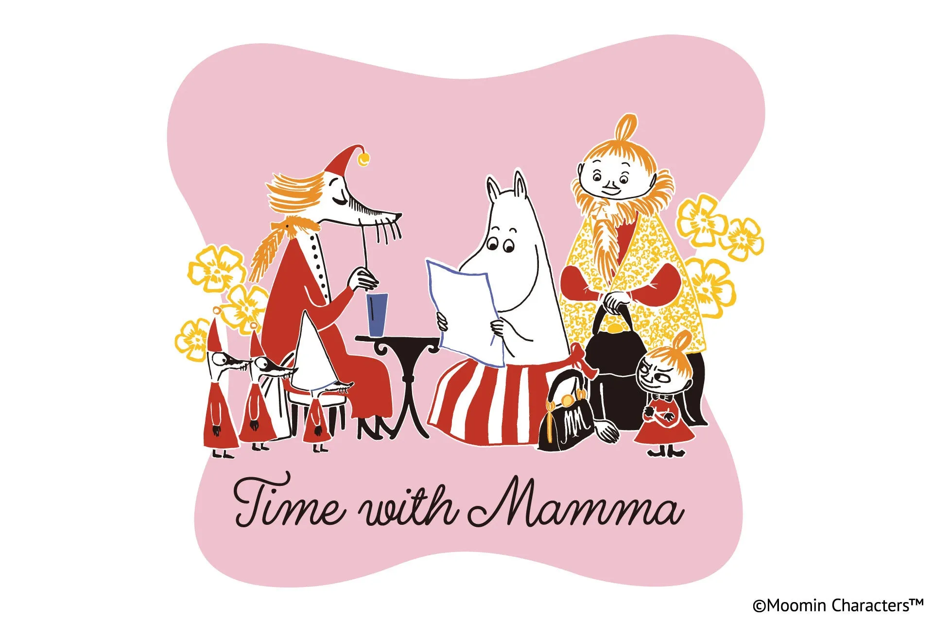 ムーミンの「Time with Mamma」イラスト