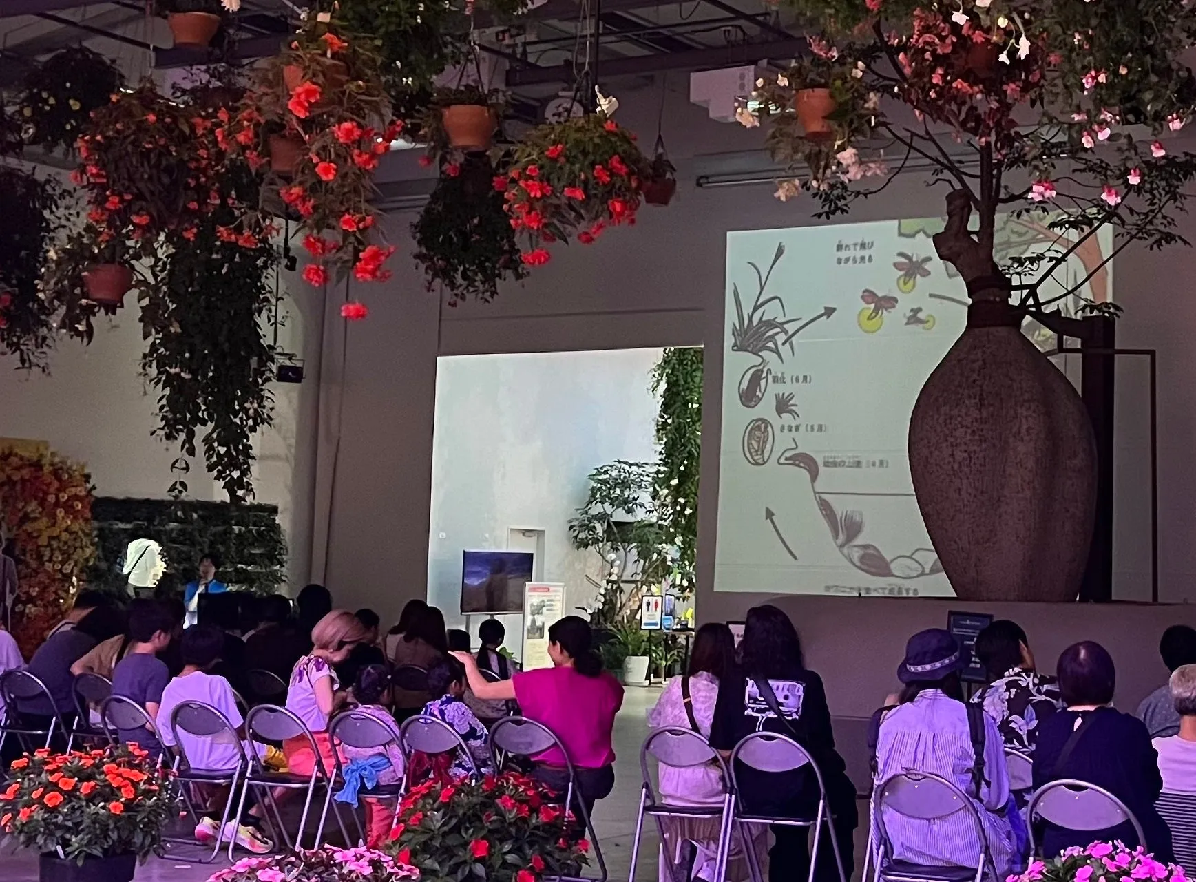 ほたるびよりイベントの会場内の様子