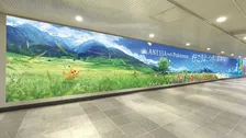 アネッサ×ポケモンの渋谷駅冒険広告が登場！