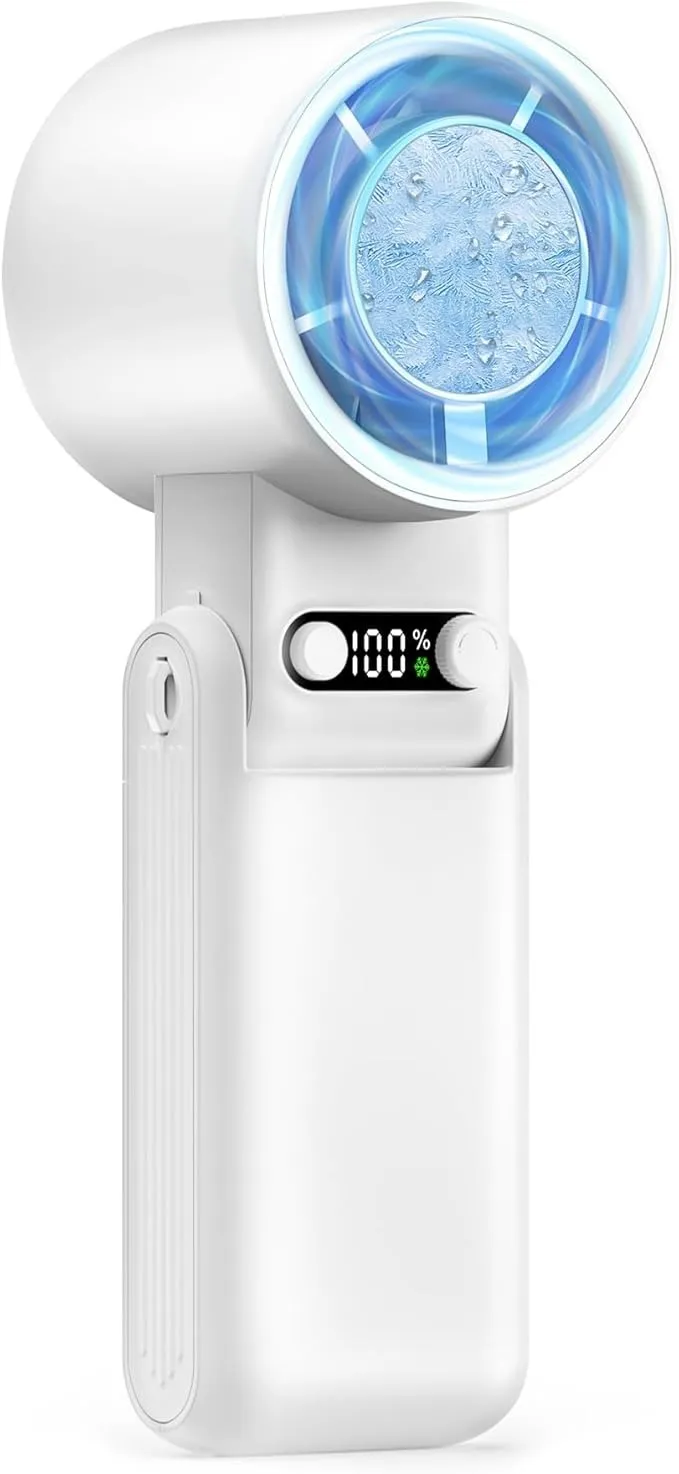 cloudragon|携帯扇風機 ハンディファン 冷感プレート付き(6000mAh)