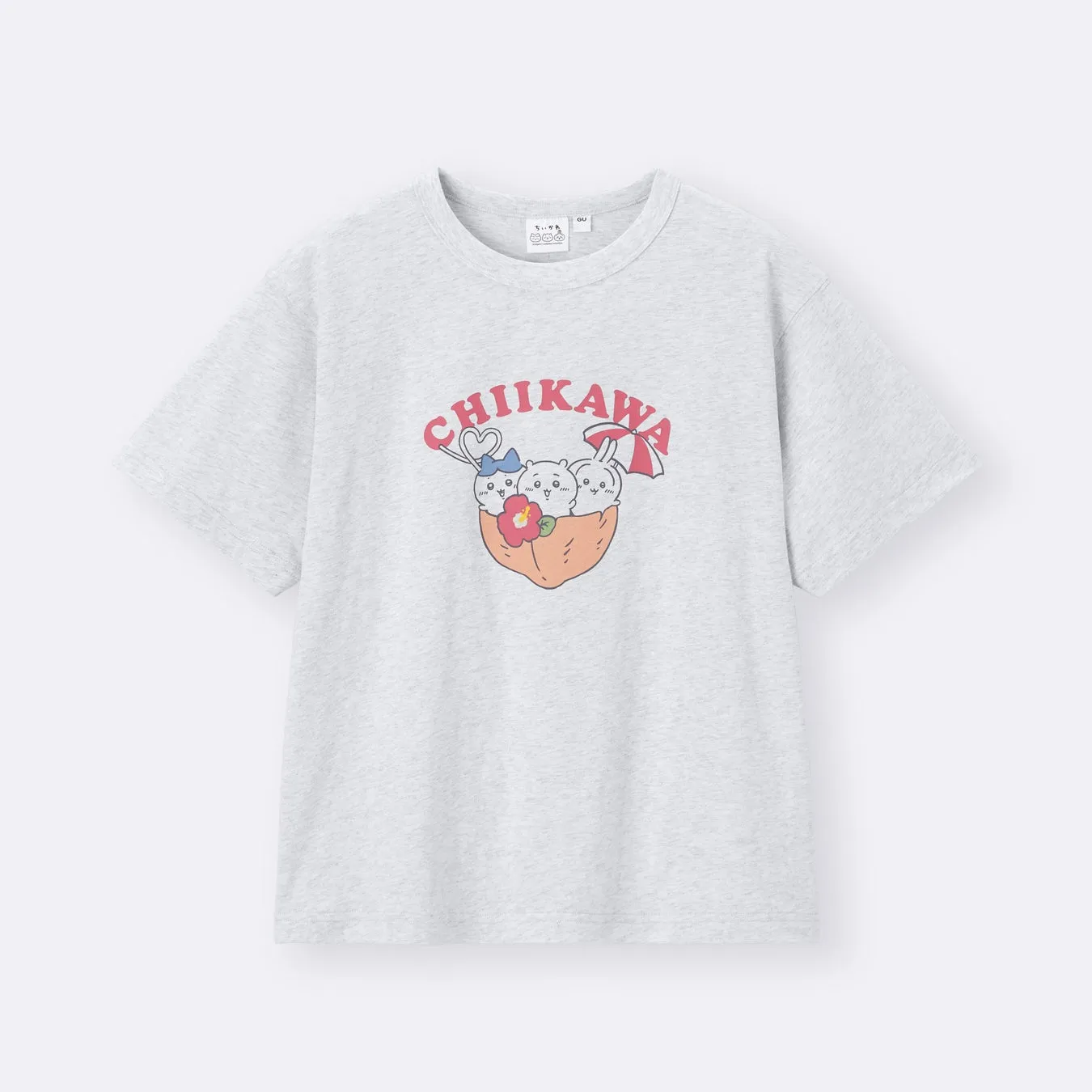 ちいかわコラボのグレーTシャツ