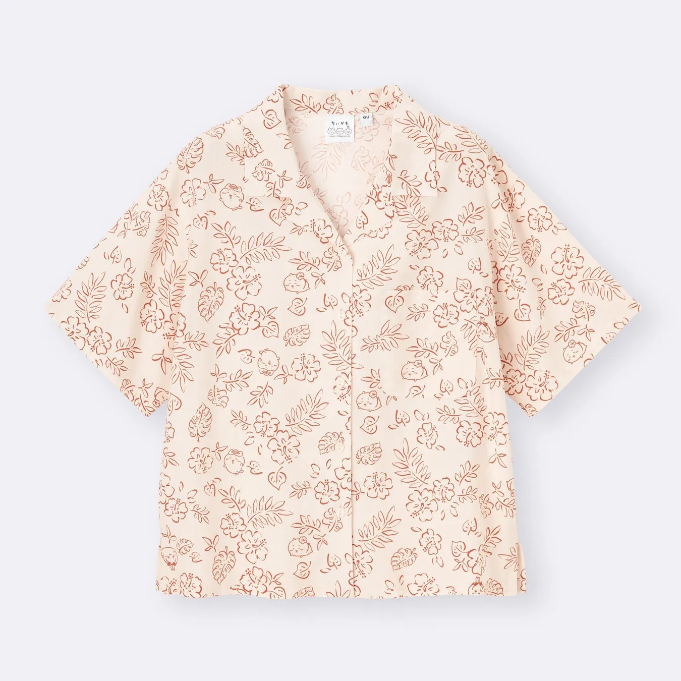 ちいかわコラボ 第4弾 花柄シャツ