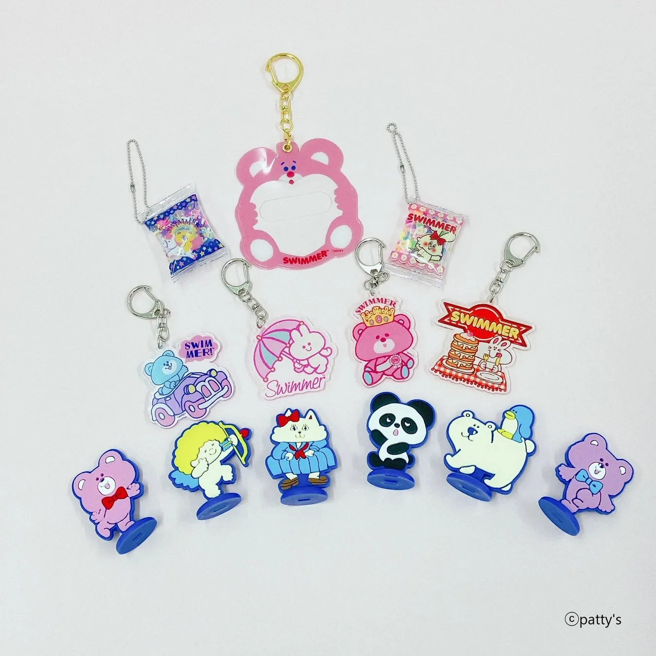 SeriaのSWIMMER新商品キーホルダーとフィギュア