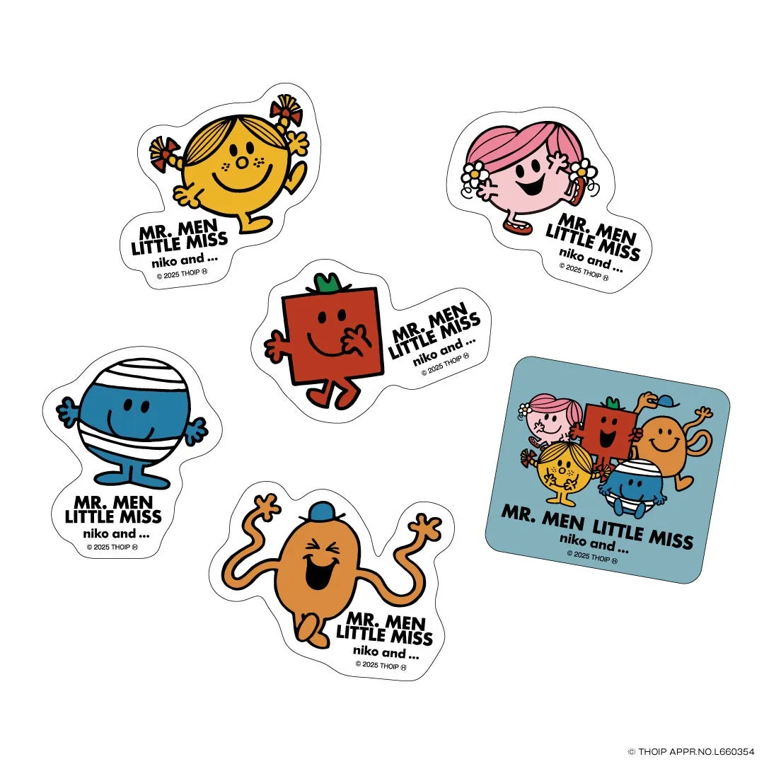 MR. MEN LITTLE MISSとniko and ...のコラボステッカー
