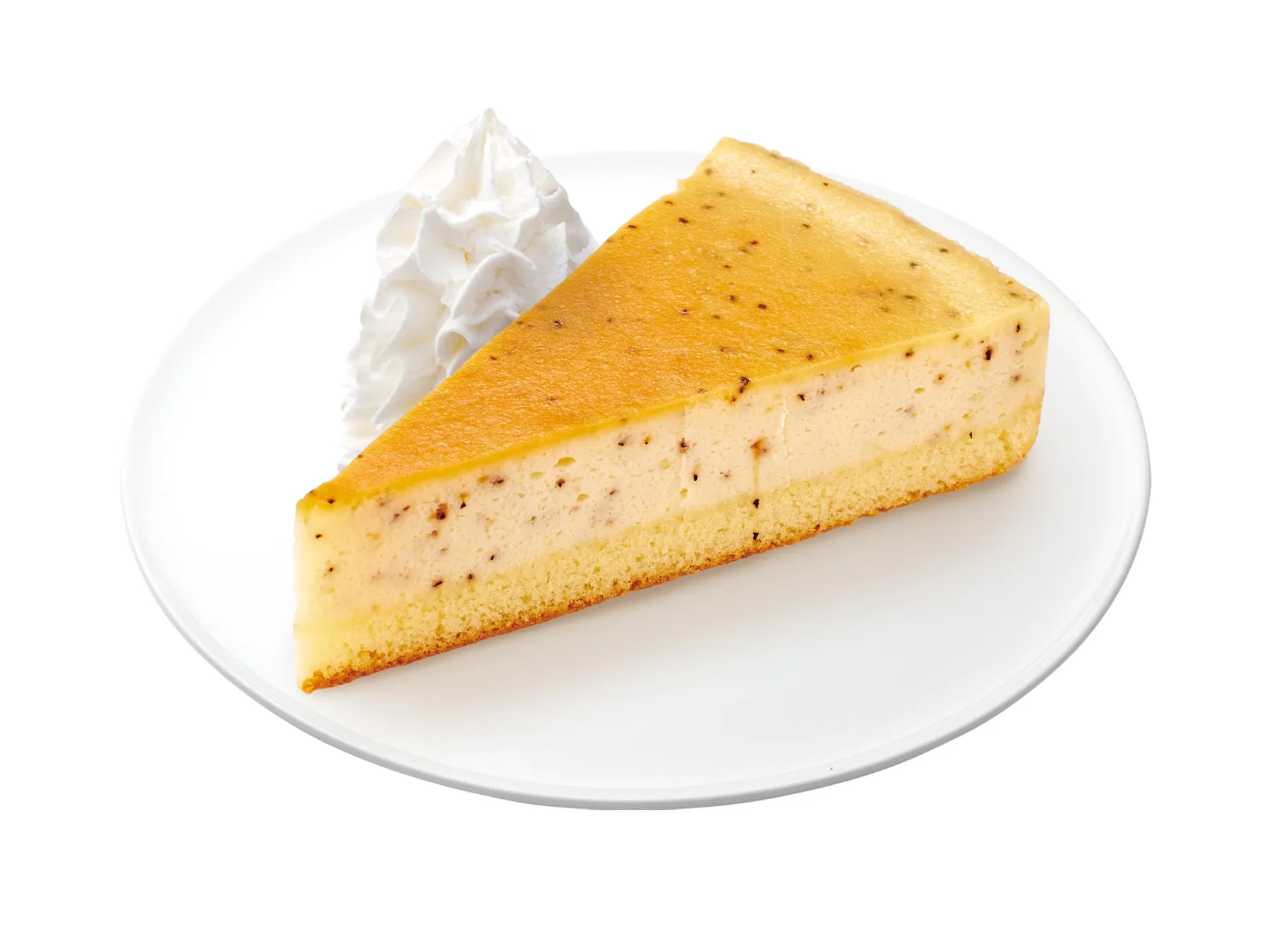 はま寿司のチーズケーキとホイップクリーム