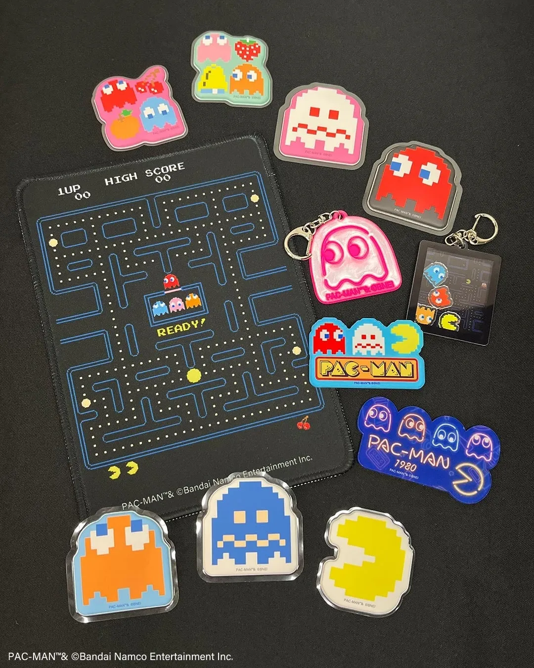 パックマン45周年記念コラボ雑貨の集合