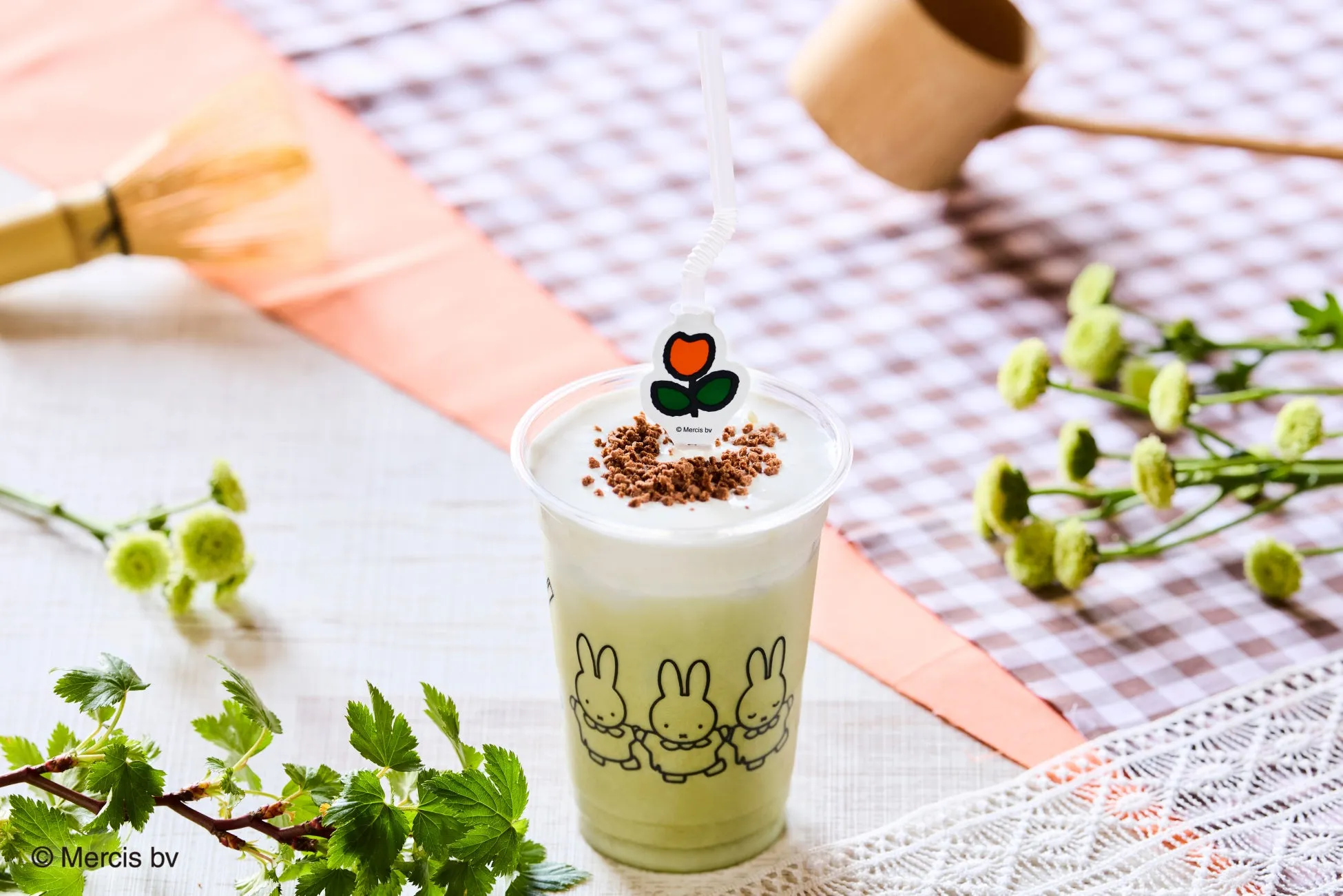 ミッフィーの抹茶ラテドリンク
