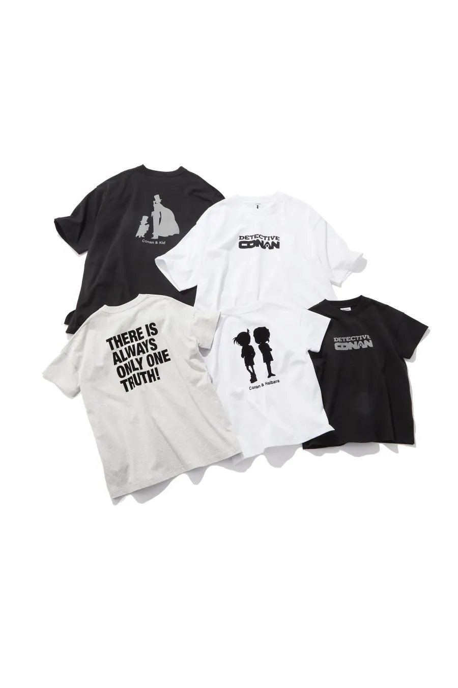 名探偵コナンデザインのTシャツ5枚