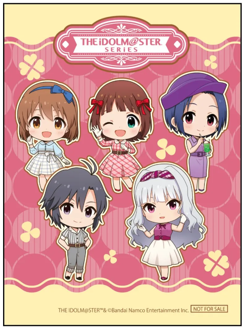 アイドルマスターシリーズのデフォルメキャラクター集合イラスト