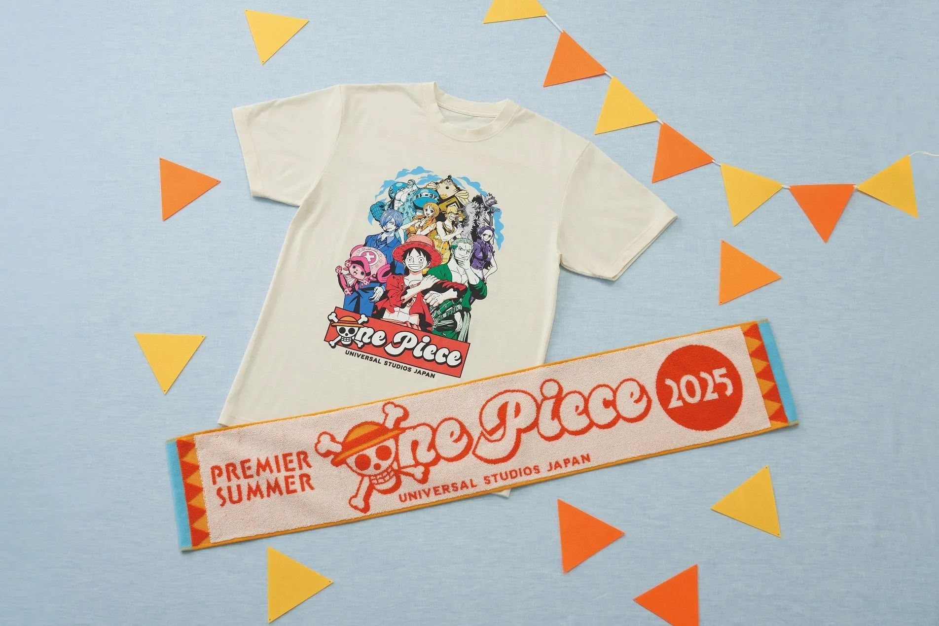 ワンピース2025限定グッズのTシャツとタオル