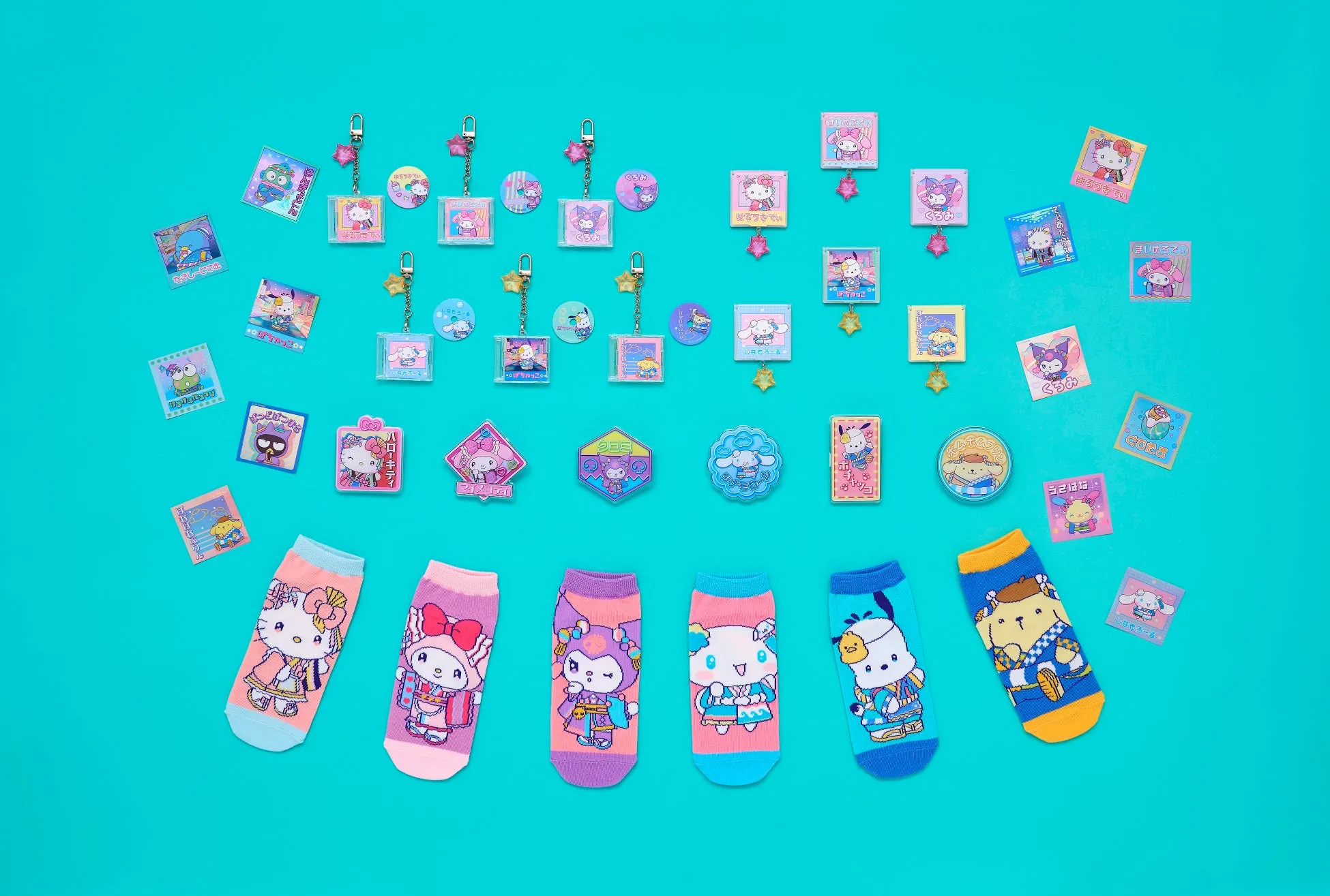 ピューロランド限定のレトログッズとソックス
