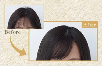 ヘアスタイルのビフォーアフター画像