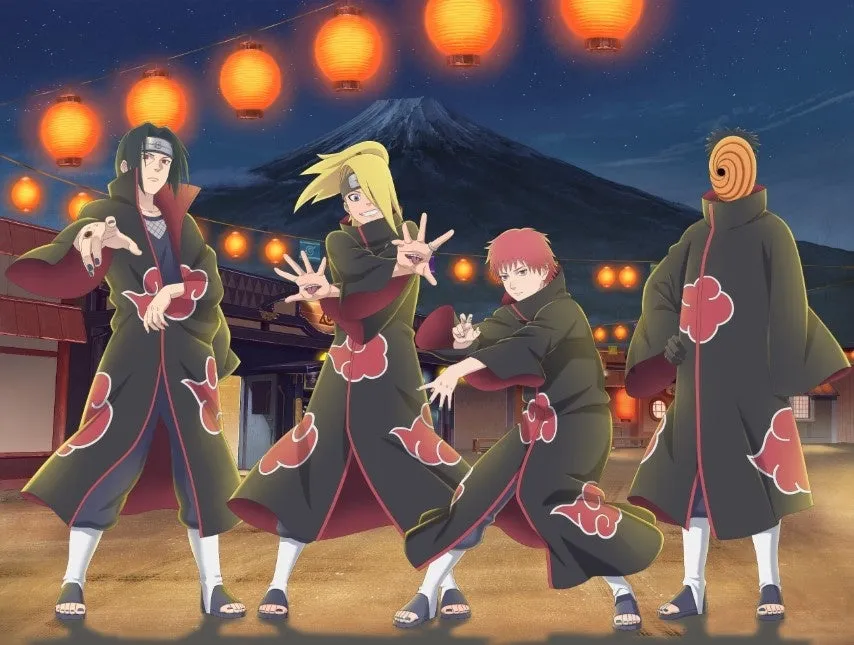 「NARUTO×BORUTO 富士 木ノ葉隠れの里」5周年フィナーレイベント開催！暁の特別イラスト登場