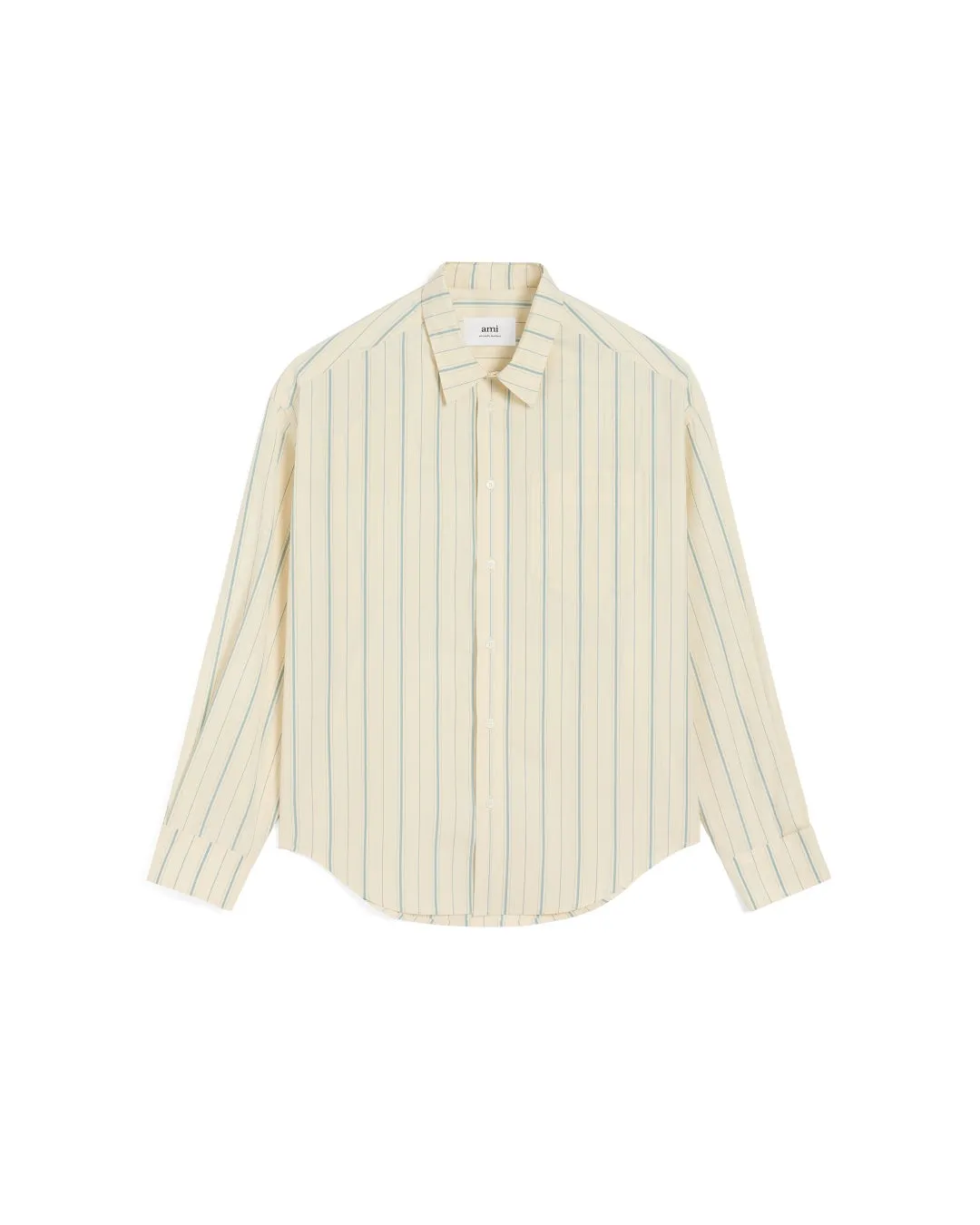 AMI DE COEUR ボクシーフィット ストライプシャツ