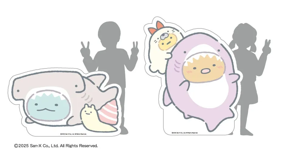 すみっコぐらしキャラクターの着ぐるみイラスト