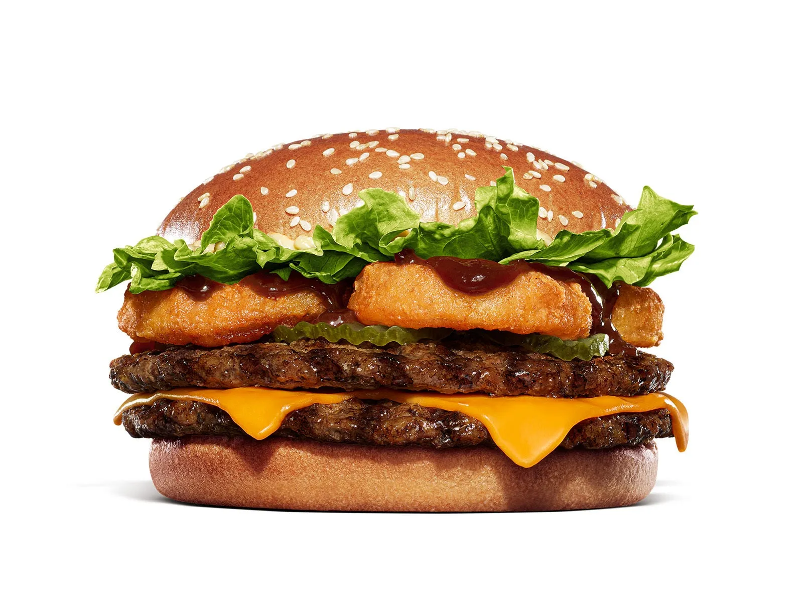 バーベキュー・ロデオのバーガーの写真