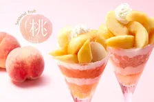タカノフルーツパーラーに“桃の季節”到来！とろける甘さの限定メニュー登場