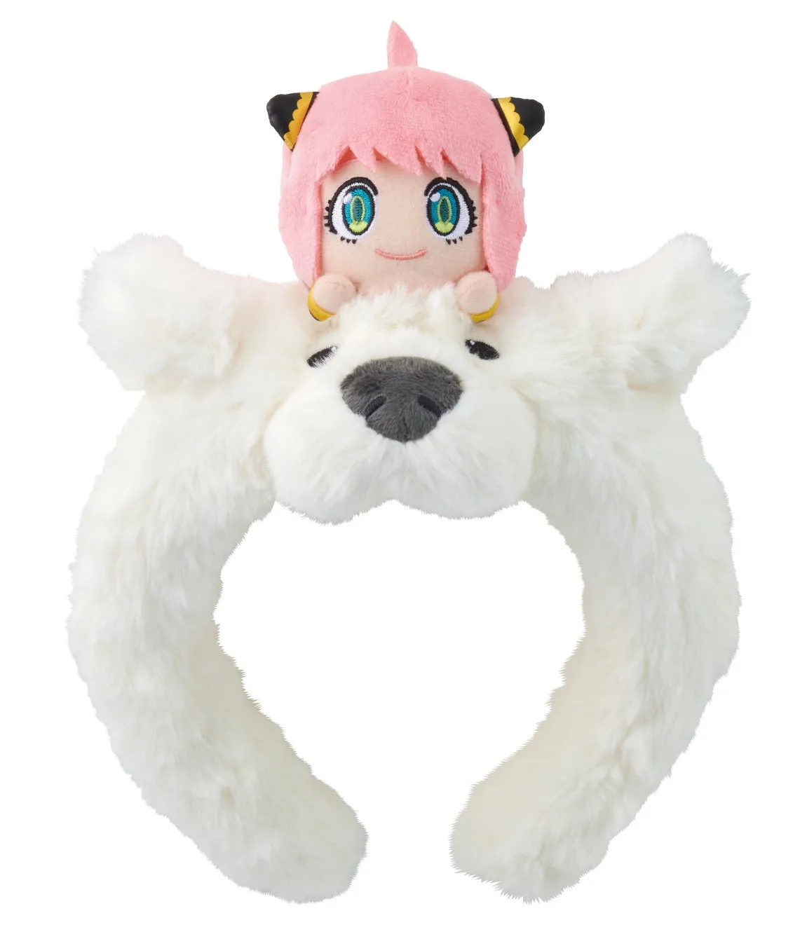 ふわふわのボンドの毛並みのカチューシャ