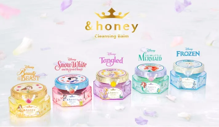 &honeyにディズニープリンセスが登場！限定デザインのクレンジングバームが新発売♡