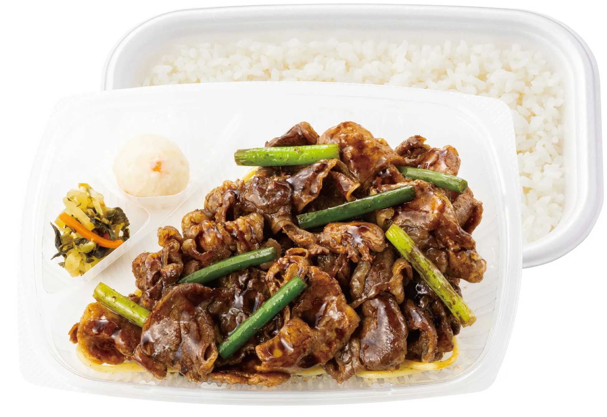 焦がし醤油と黒マー油香る 黒の牛豚ダブル焼肉弁当