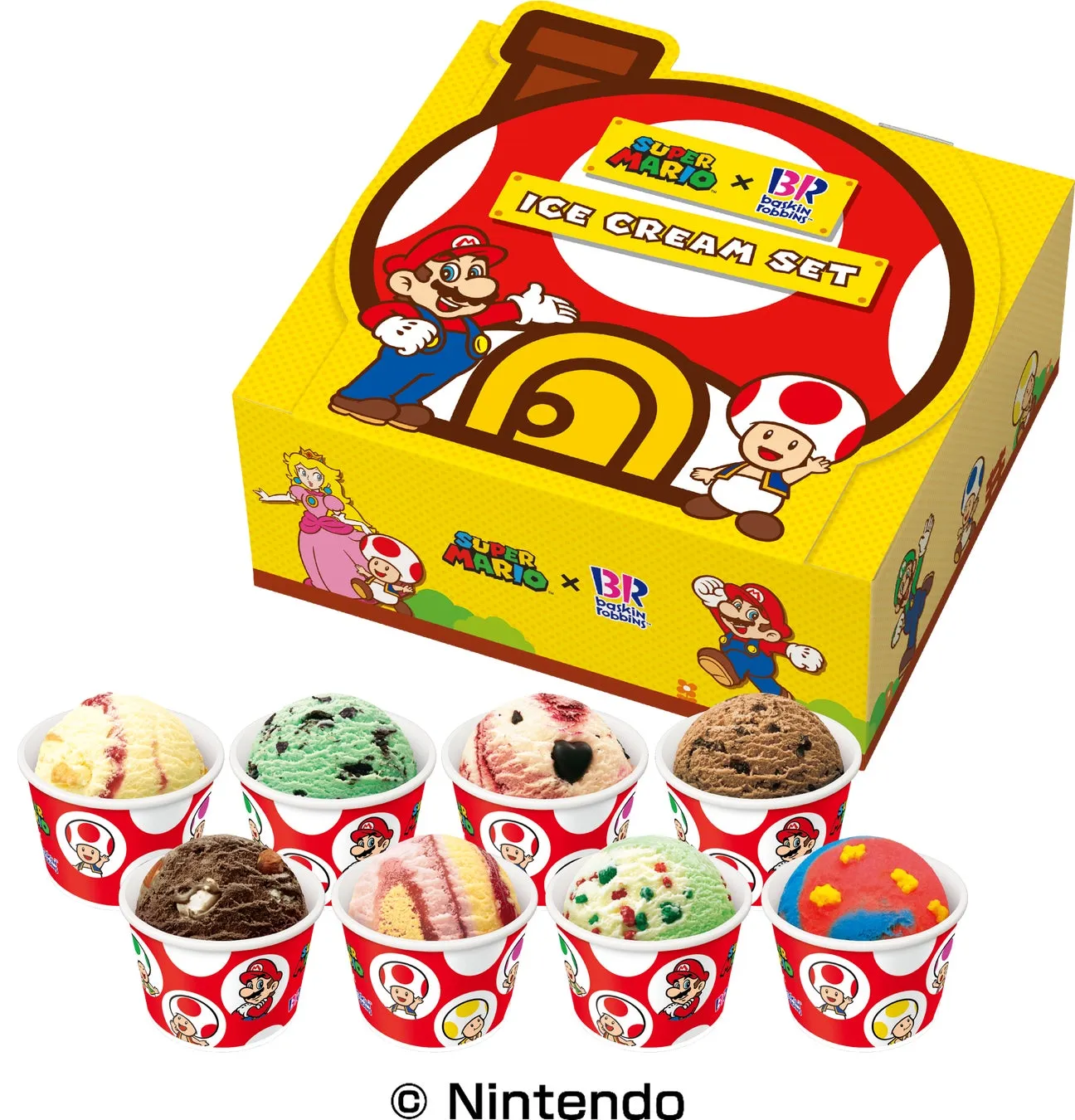 キノピオ おうちdeアイスクリームセットの限定ボックス