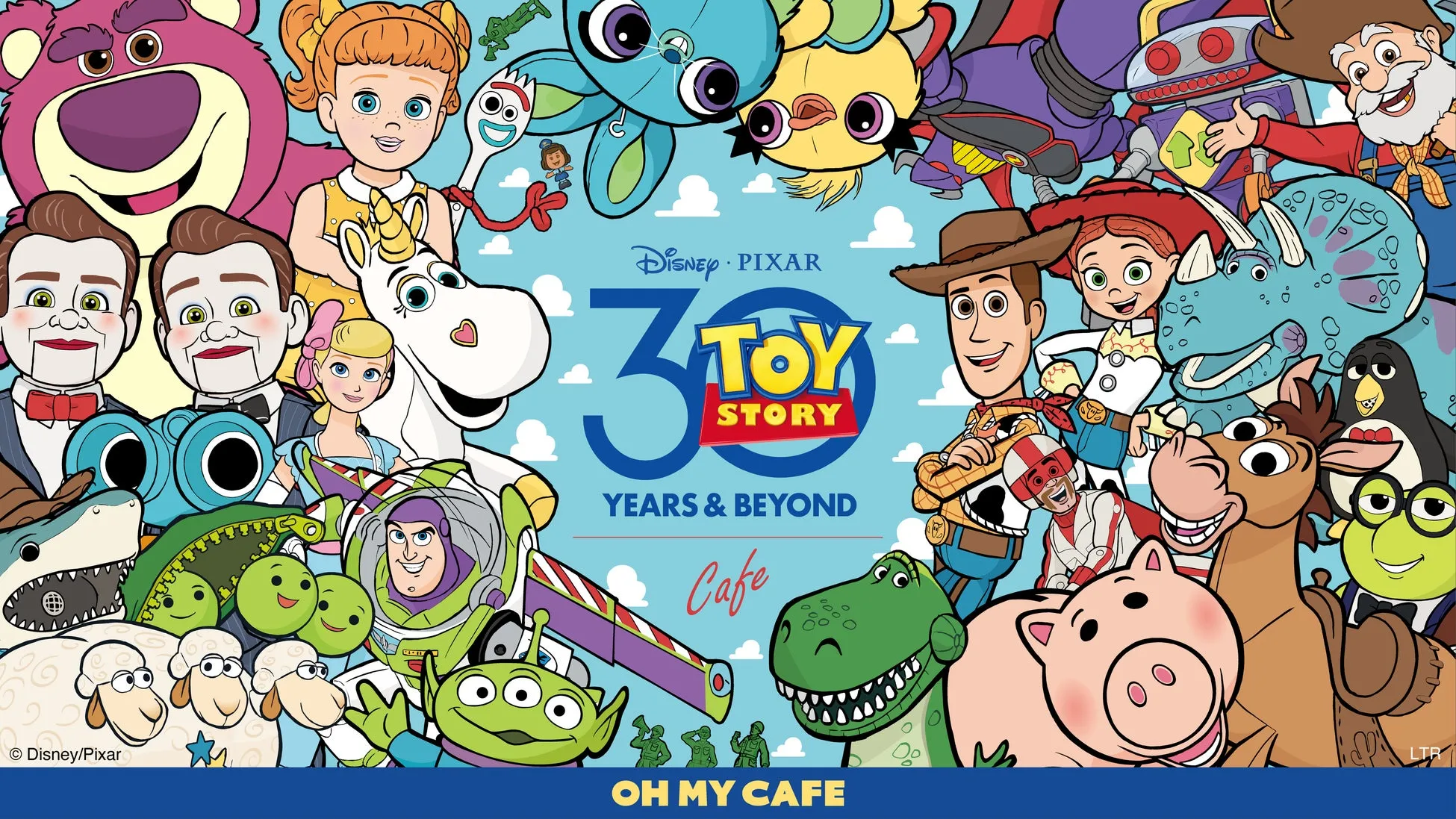 トイ・ストーリーOH MY CAFEスペシャルグッズイメージ