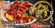 うなぎ＆ロースカツの夢コラボ！かつや「合い盛り丼」が7/11新登場、うなぎ倍盛りで満足度MAX！