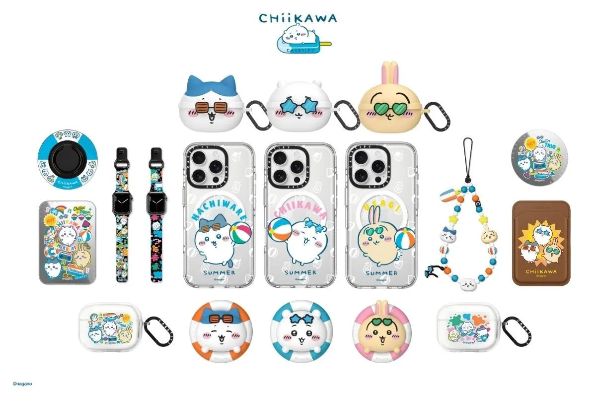かわいさ全開♡「ちいかわ x CASETiFY」2025年夏コレクションが登場！
