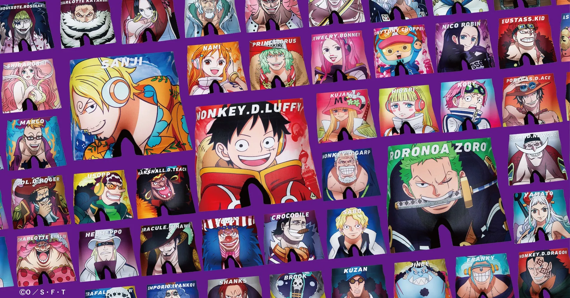 HIPSHOP ONE PIECE Seriesのボクサー(後ろ姿)