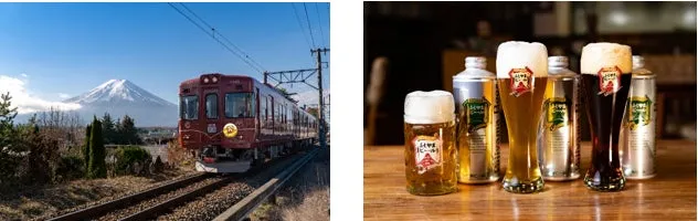 富士急行線とビール