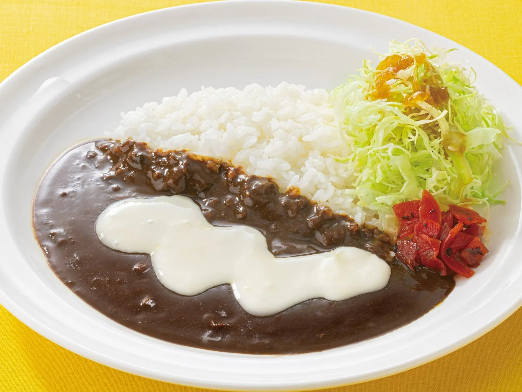 とろ~りチーズソースのブラックカレー
