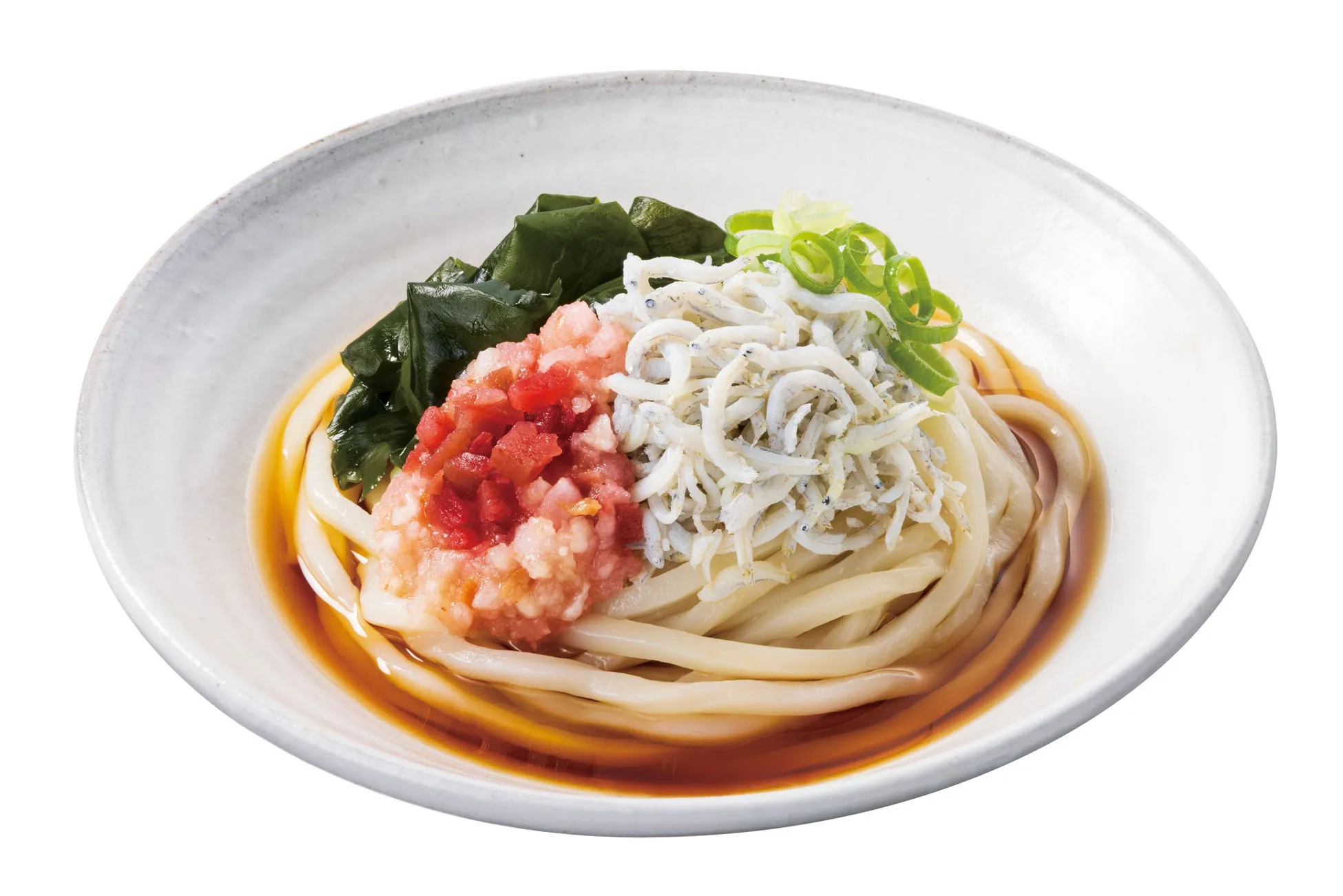 淡路島産しらすの梅おろしぶっかけうどん