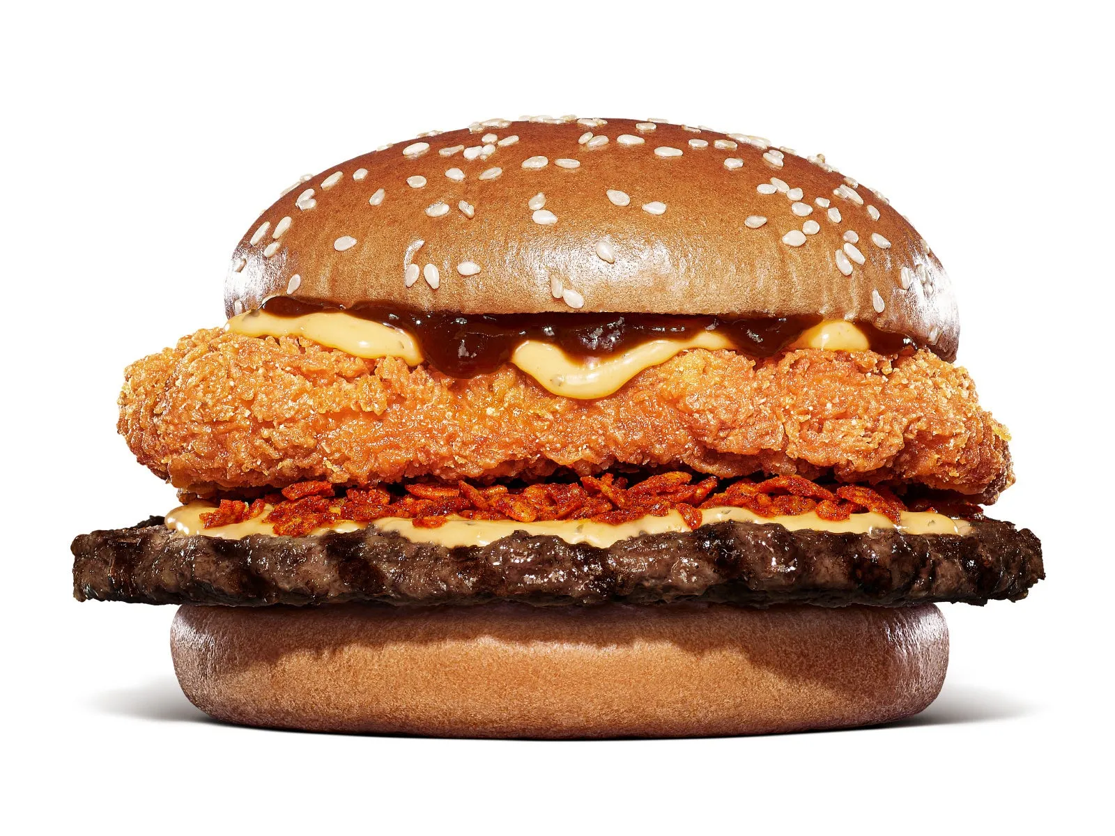 チキン&ビーフ ビッグマウスインフェルノバーガー