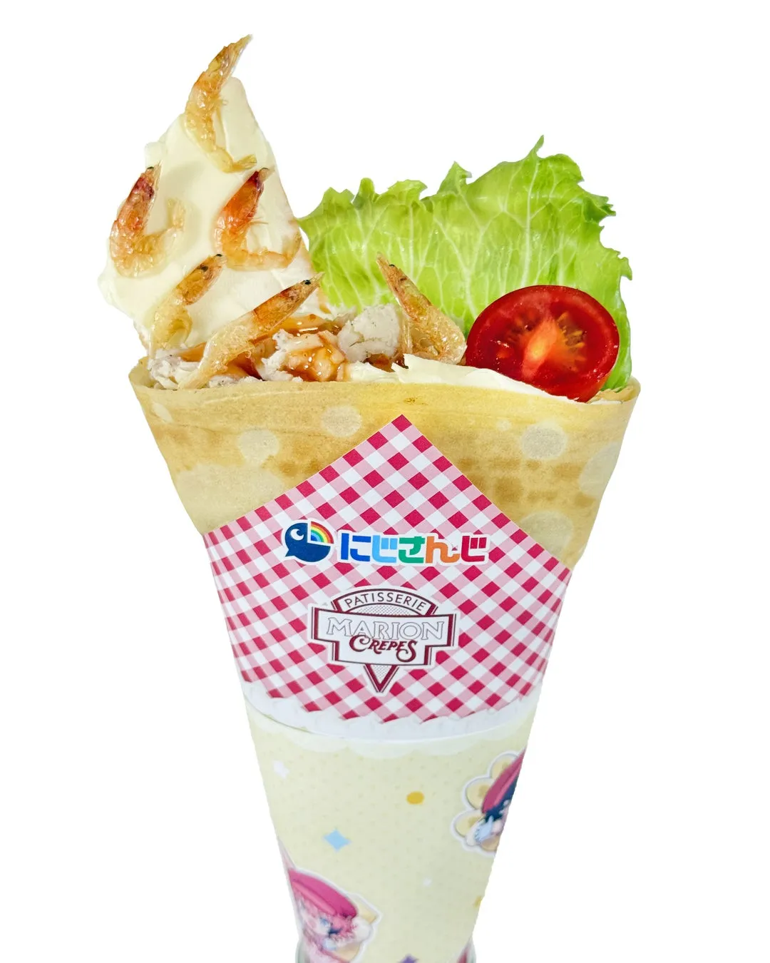 緋八マナのえびせんにエビ1000クレープ