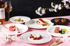 春の訪れを感じる「桜のフルコース」アニヴェルセルカフェ みなとみらい横浜で販売開始