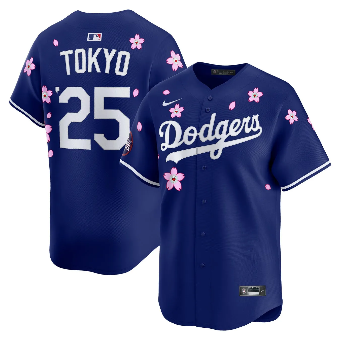 村上隆コラボの桜デザインDodgersジャージ