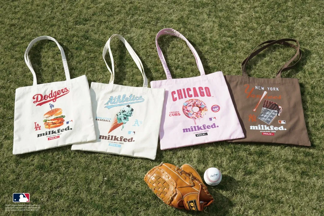 MILKFED.とMLBのコラボトートバッグ