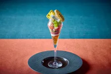 ストリングスホテル名古屋で楽しめる、伊藤園「お~いお茶」とのコラボパフェ