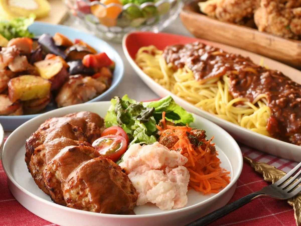 ニラックスブッフェの豊富な麺類ラーメン