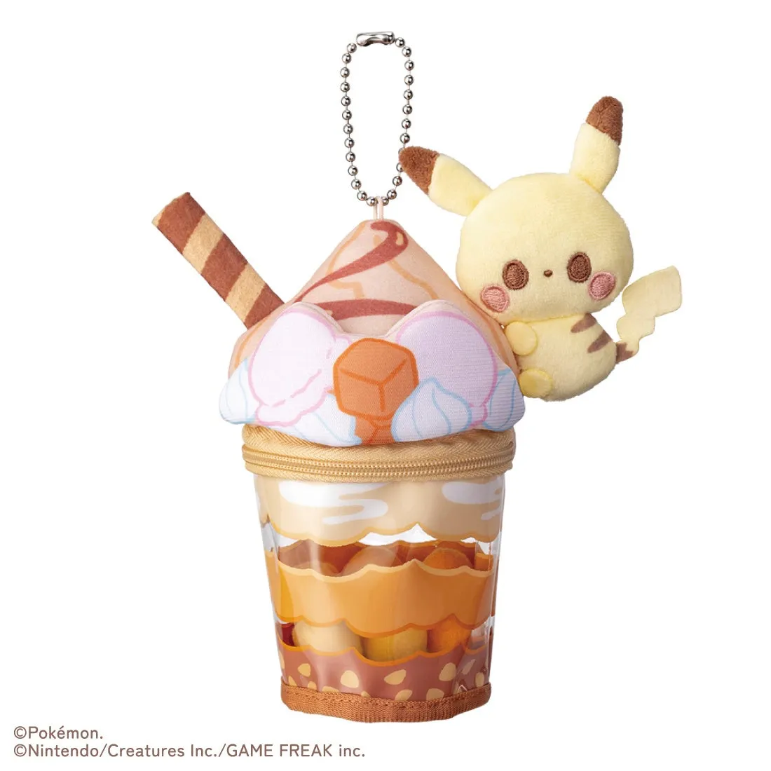 ポケピース ピカチュウのキャラメルパフェぬいぐるみチャーム 先行発売商品