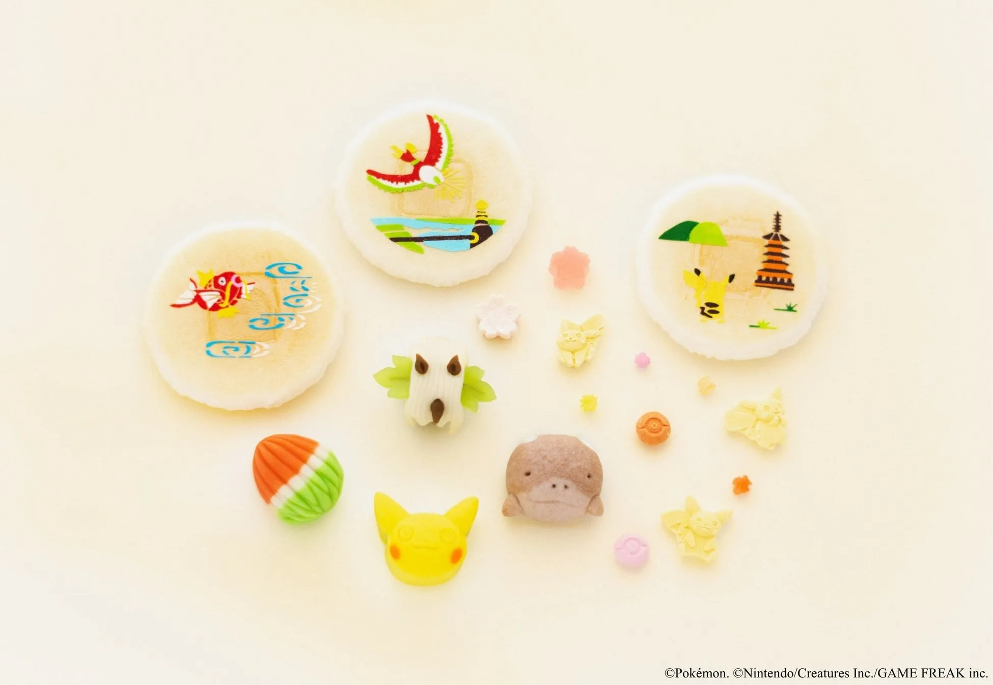 ピカチュウやホウオウが和菓子に｜七條甘春堂「ポケモン京菓子」新発売！