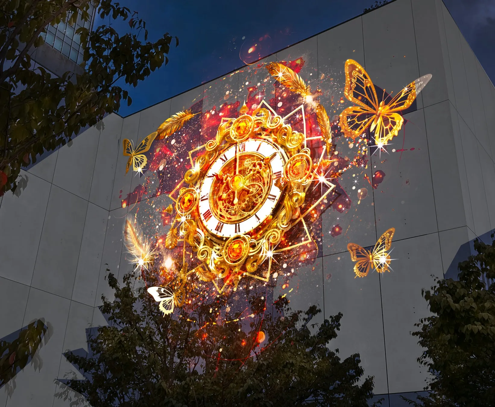 プロジェクションマッピングのイメージ 東京スカイツリータウン4階スカイアリーナ