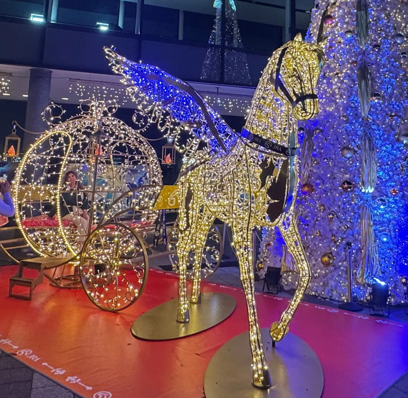JRA中山競馬場提供のペガサス馬車(昨年の様子)