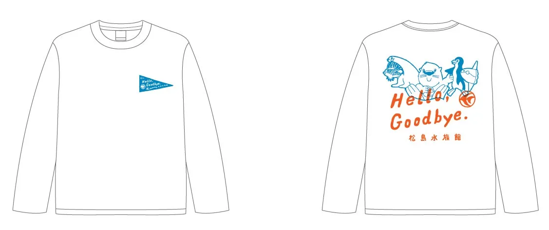 限定デザインのTシャツ、松島水族館展記念