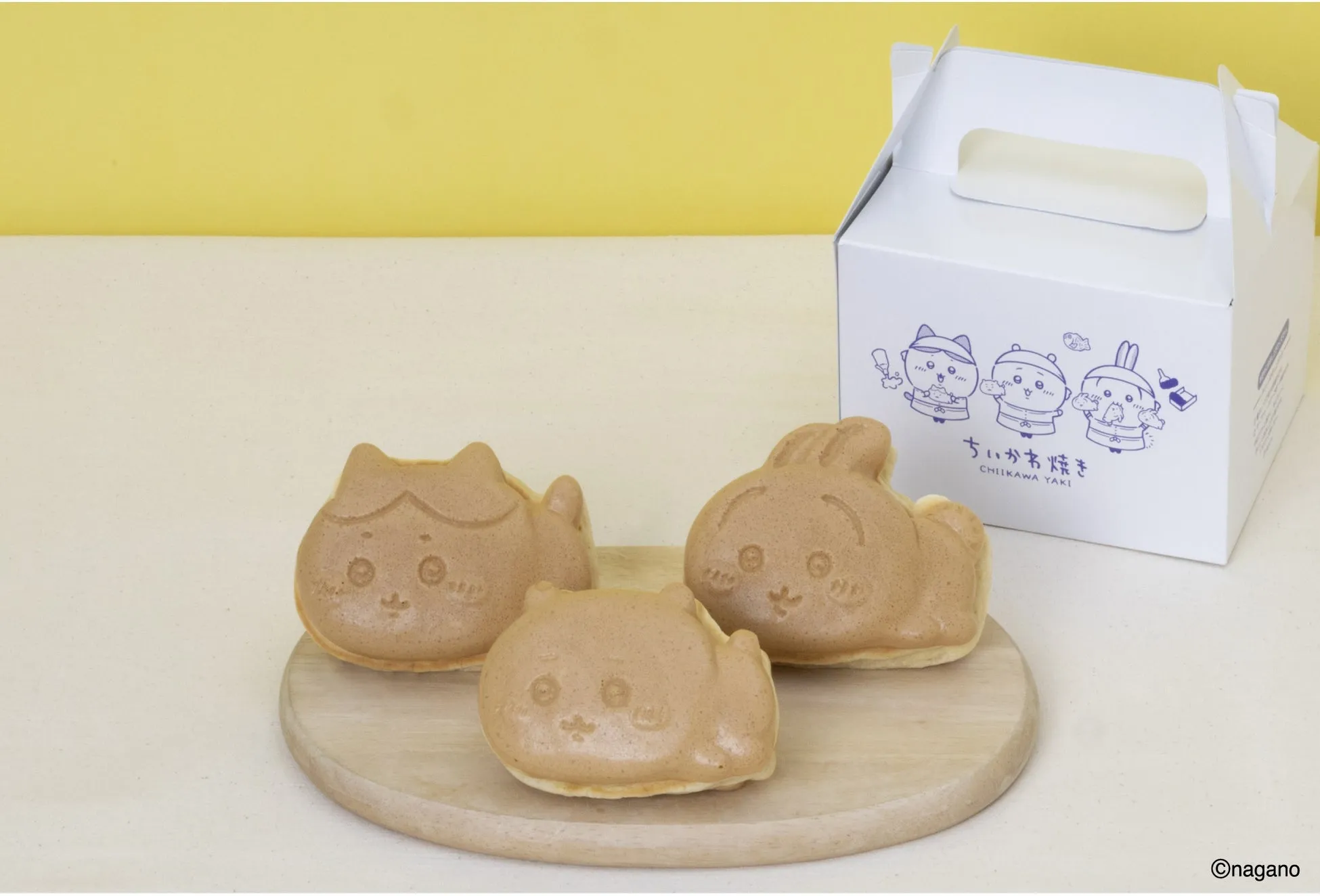 ちいかわ焼きのAセット(ちいかわ小倉あん、ハチワレクリーム、うさぎチョコレート)