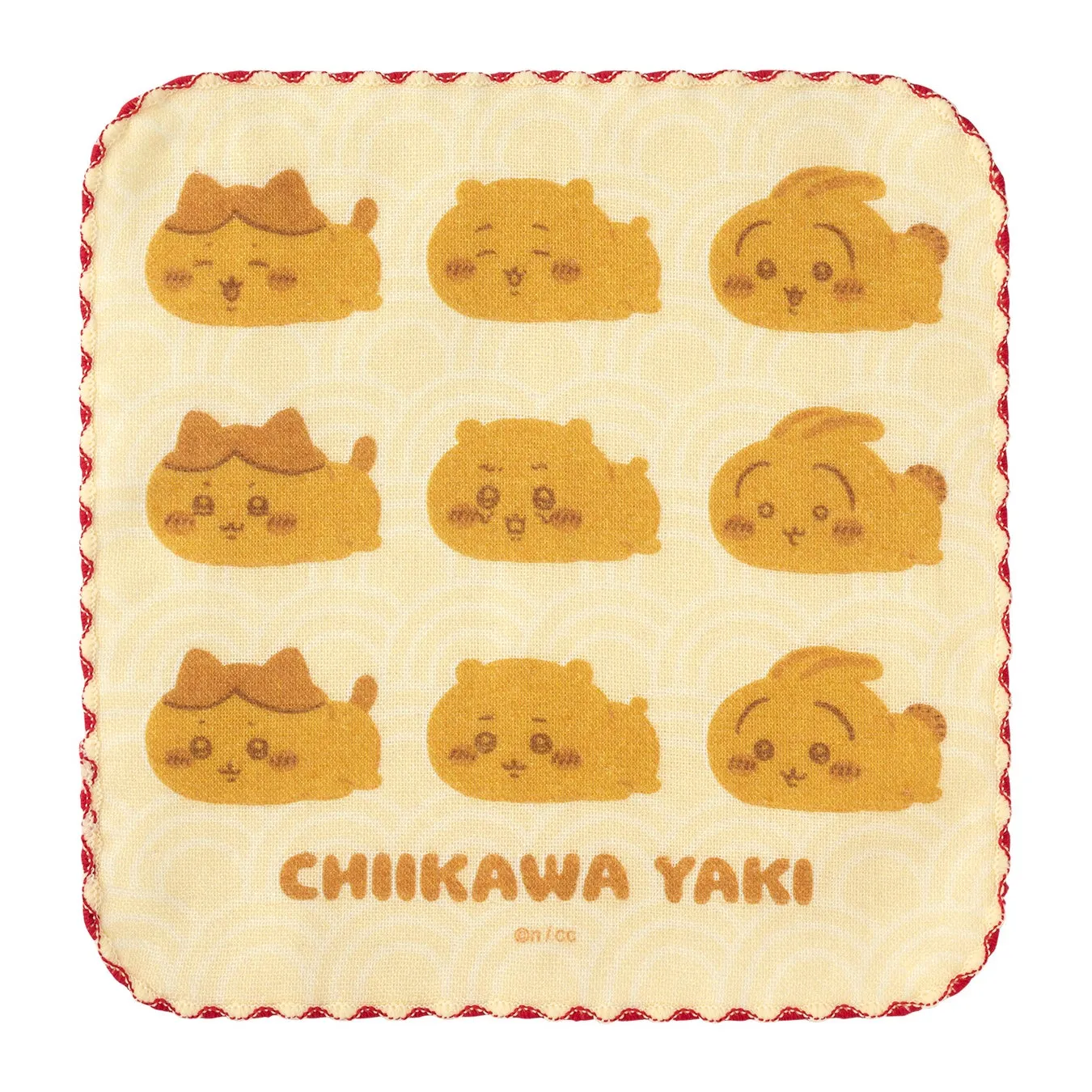 ちいかわ焼きガーゼハンドタオル 焼きのみんな