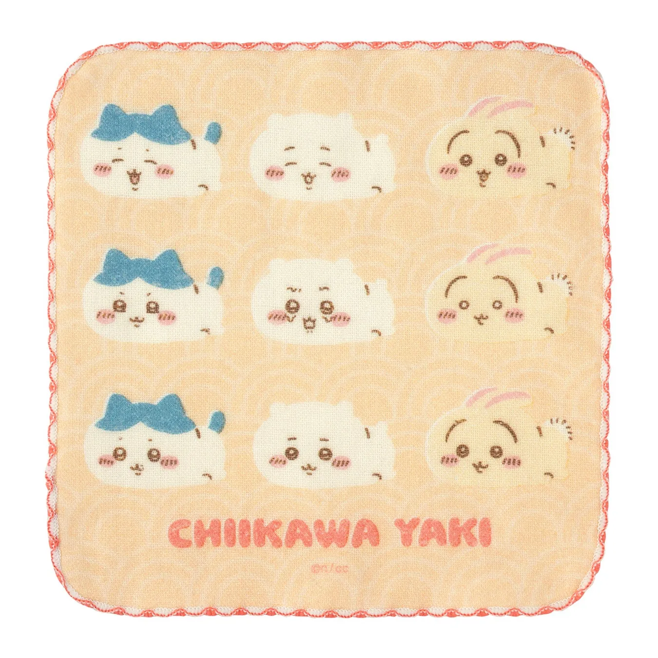 ちいかわ焼きガーゼハンドタオル みんな