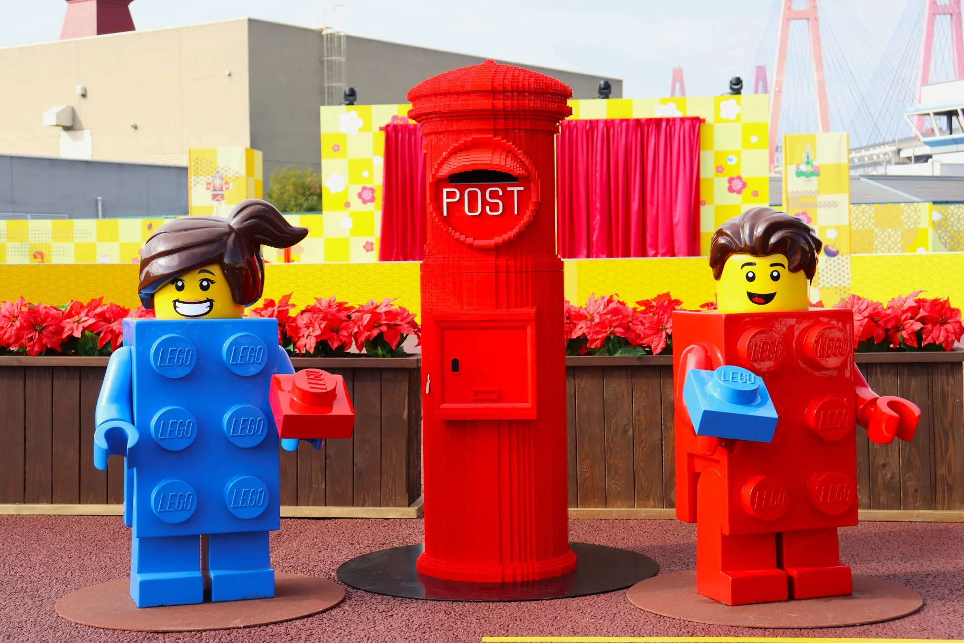 レゴの郵便ポストとキャラクター