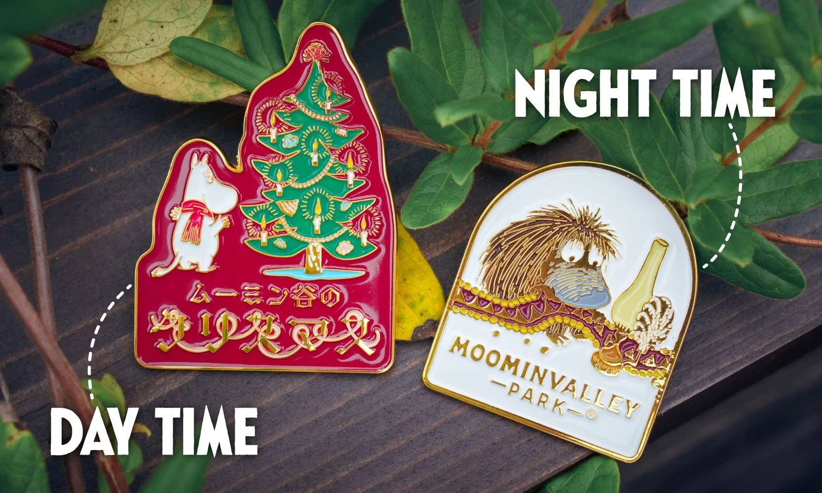 ムーミン谷のナイトショーバッジ