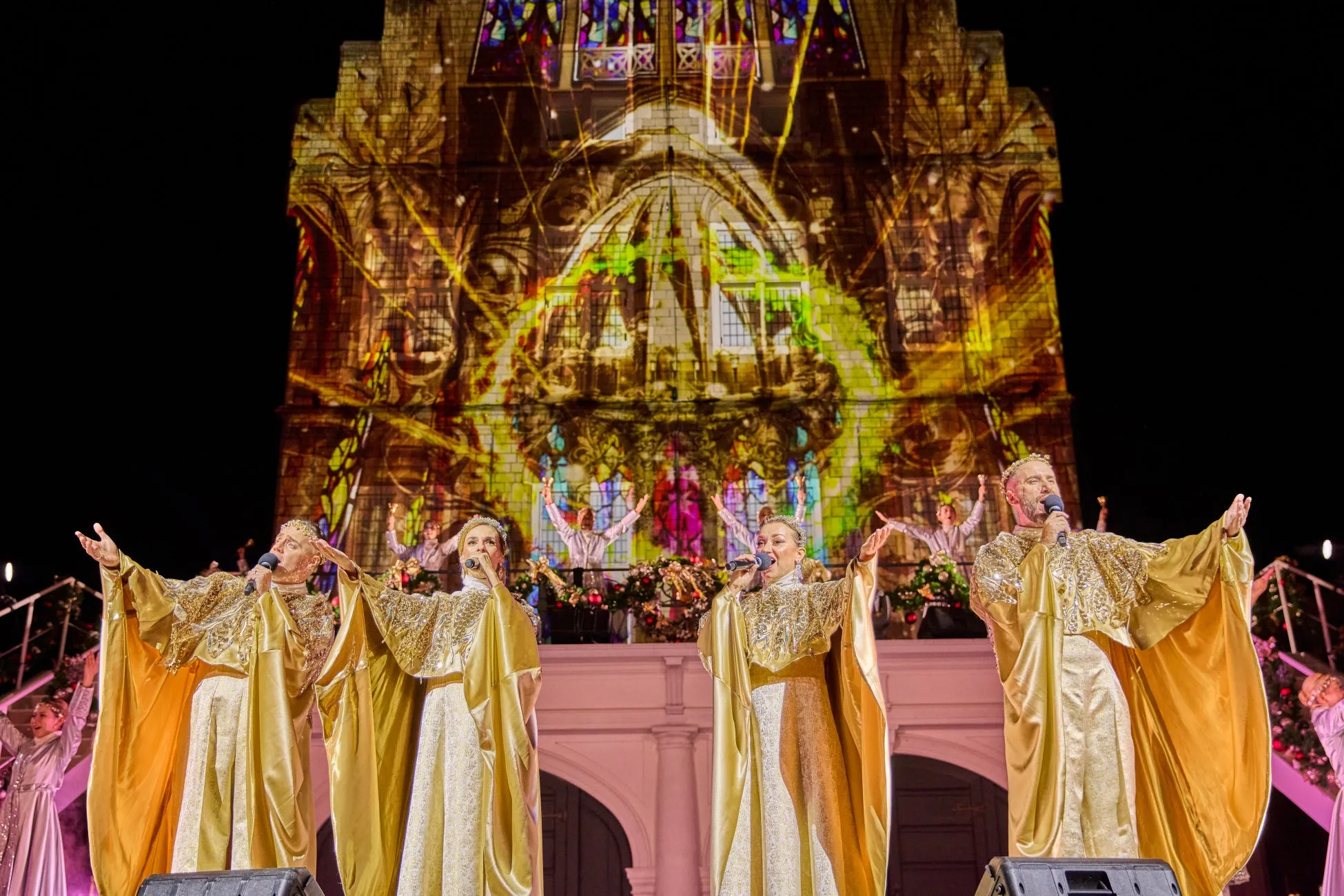 グランド・シャンデリアツリーの点灯式